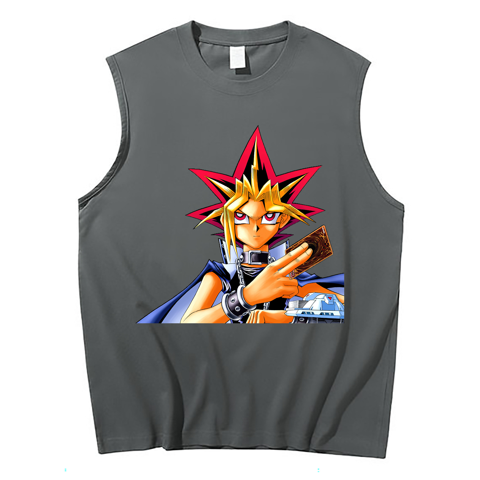 （画像用） 遊☆戯☆王 Yu-Gi-Oh! コットン100％タンクトップ（フロントプリント）